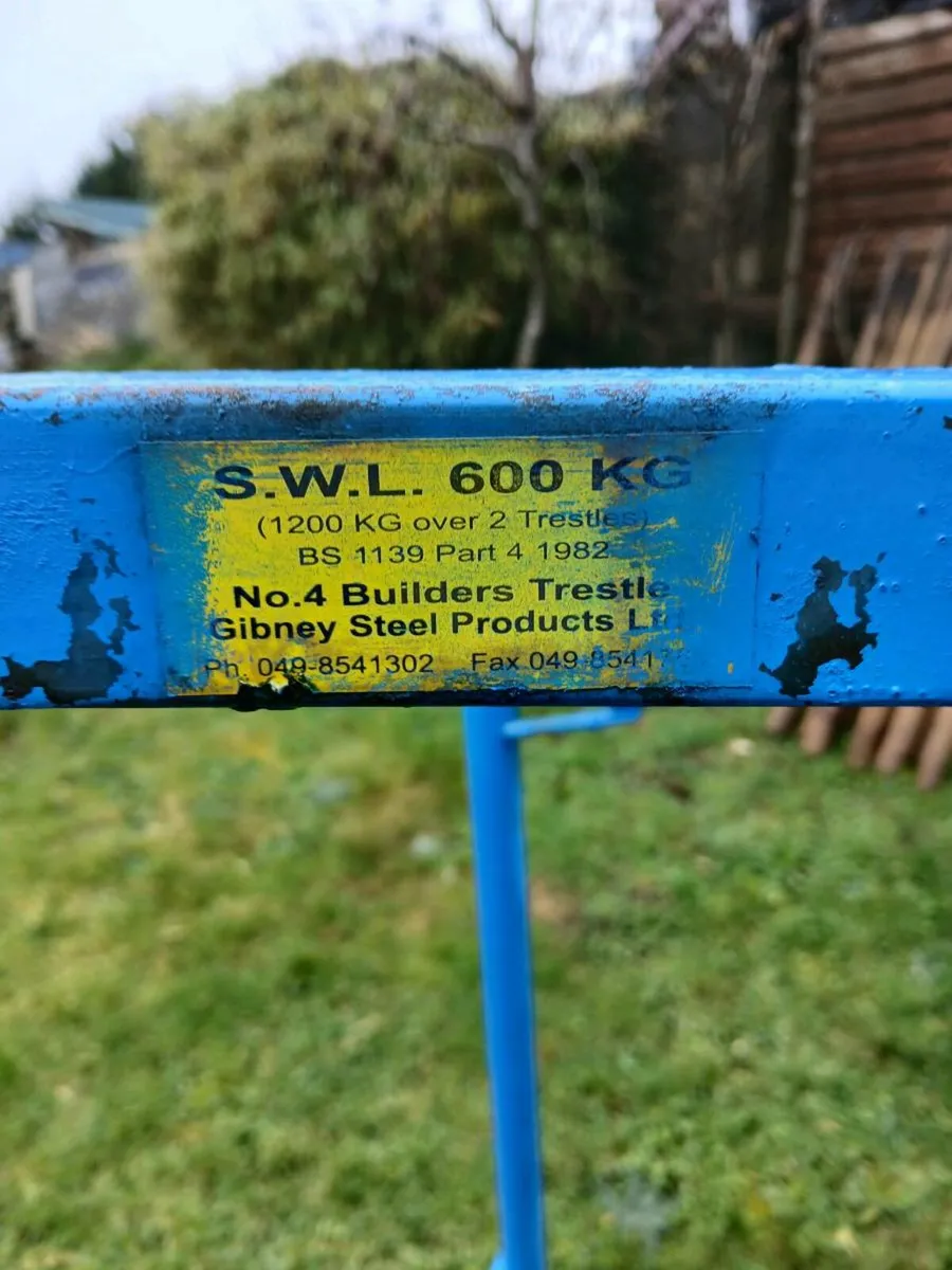 Builders trestles 3 number - Image 4