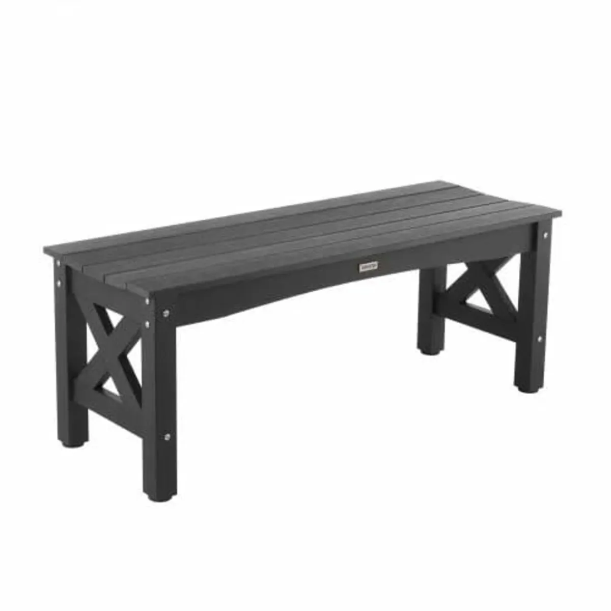 Outdoor Bench Patio Bench 113 cm Weatherproof Plas - Image 1