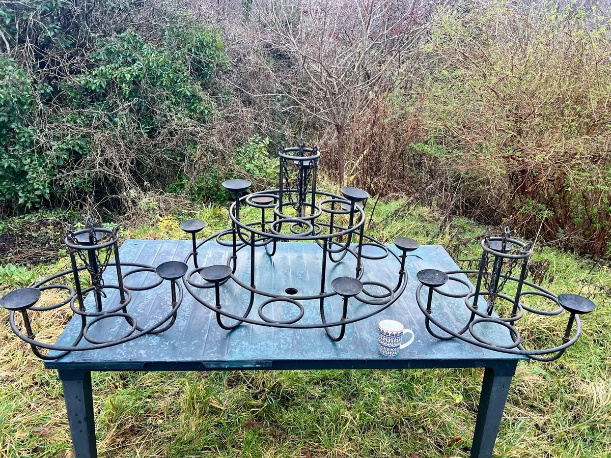 X3 Candle Chandeliers - Amazing Character Pieces - Image 1