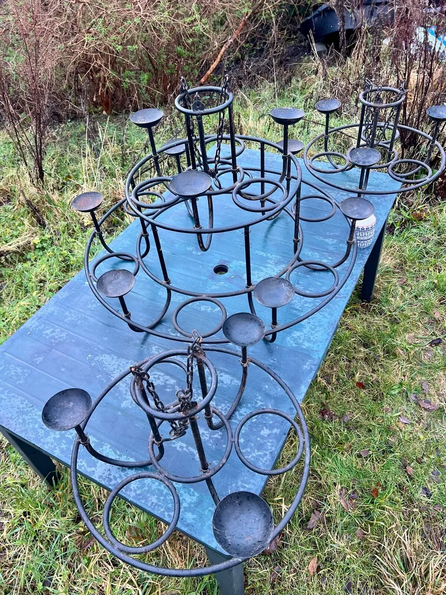 X3 Candle Chandeliers - Amazing Character Pieces - Image 2