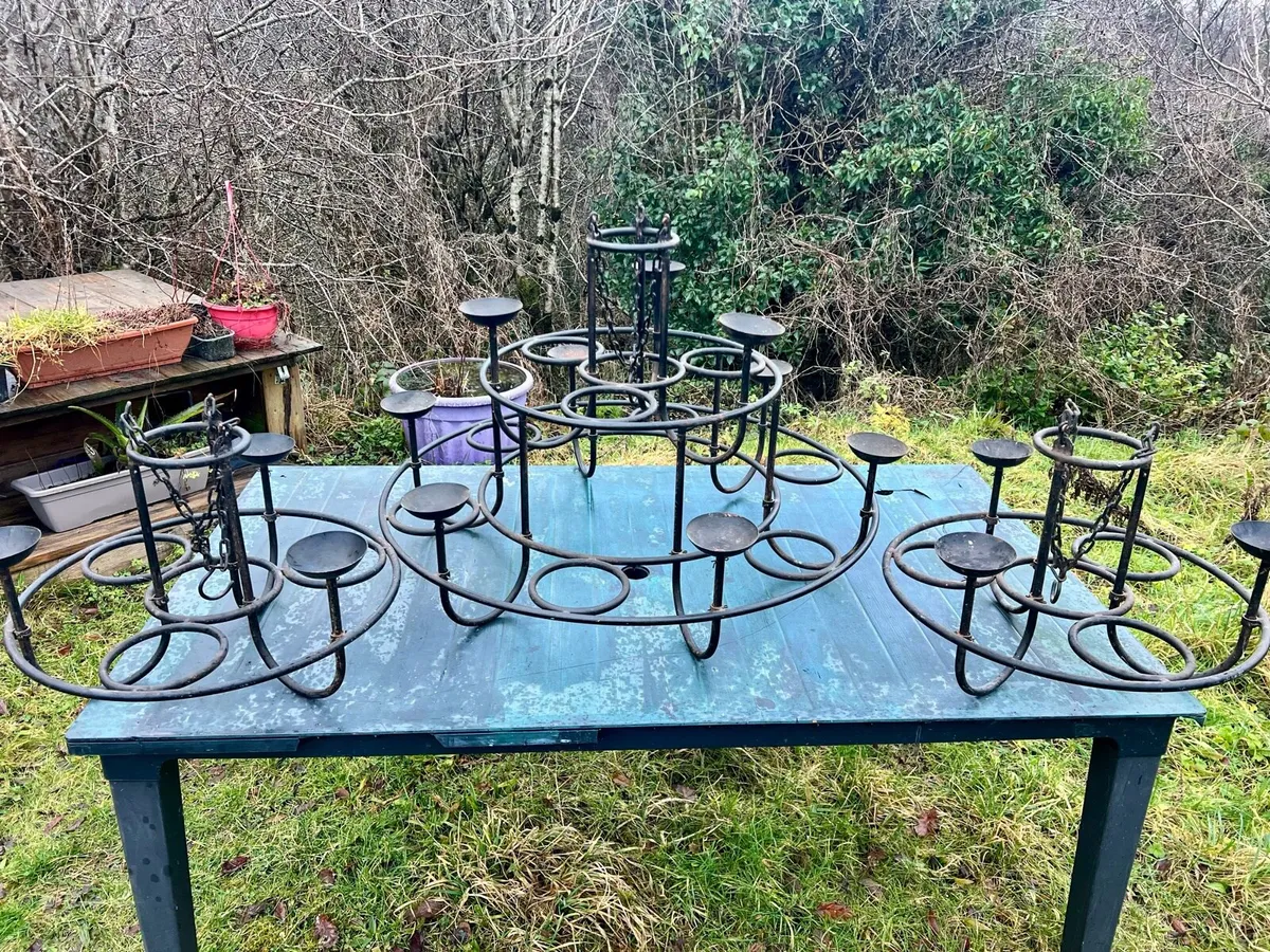 X3 Candle Chandeliers - Amazing Character Pieces - Image 3