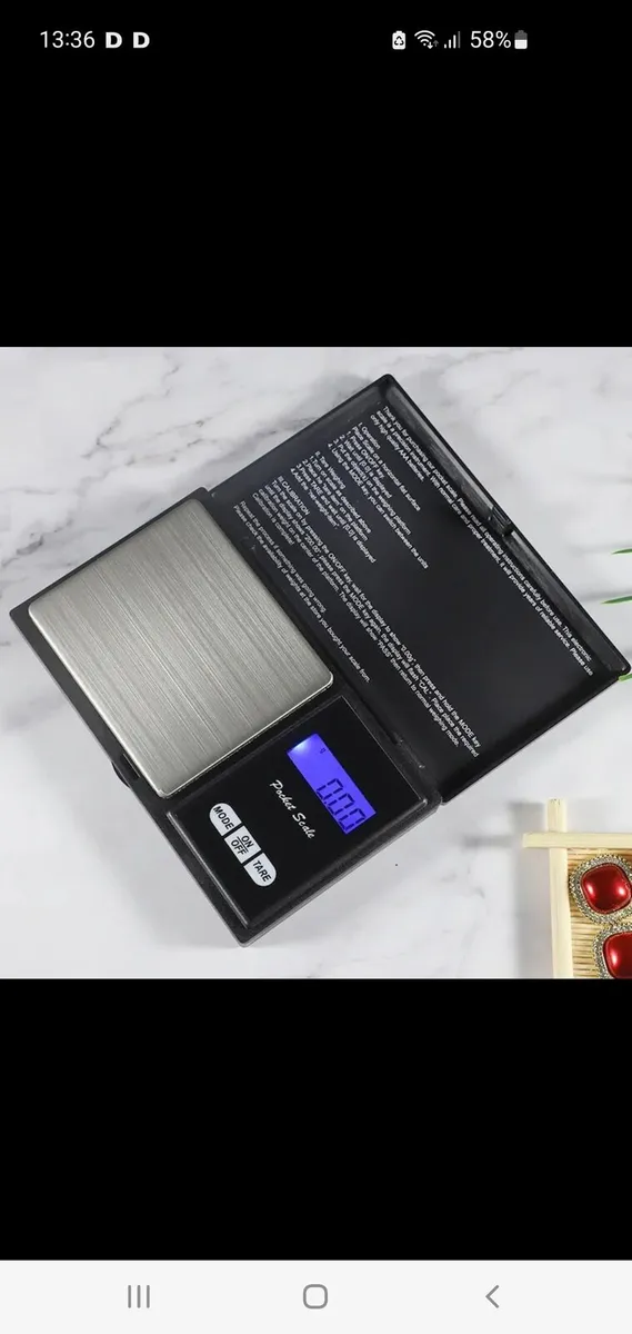 Pocket Scales 0.1- 500gm - Image 1