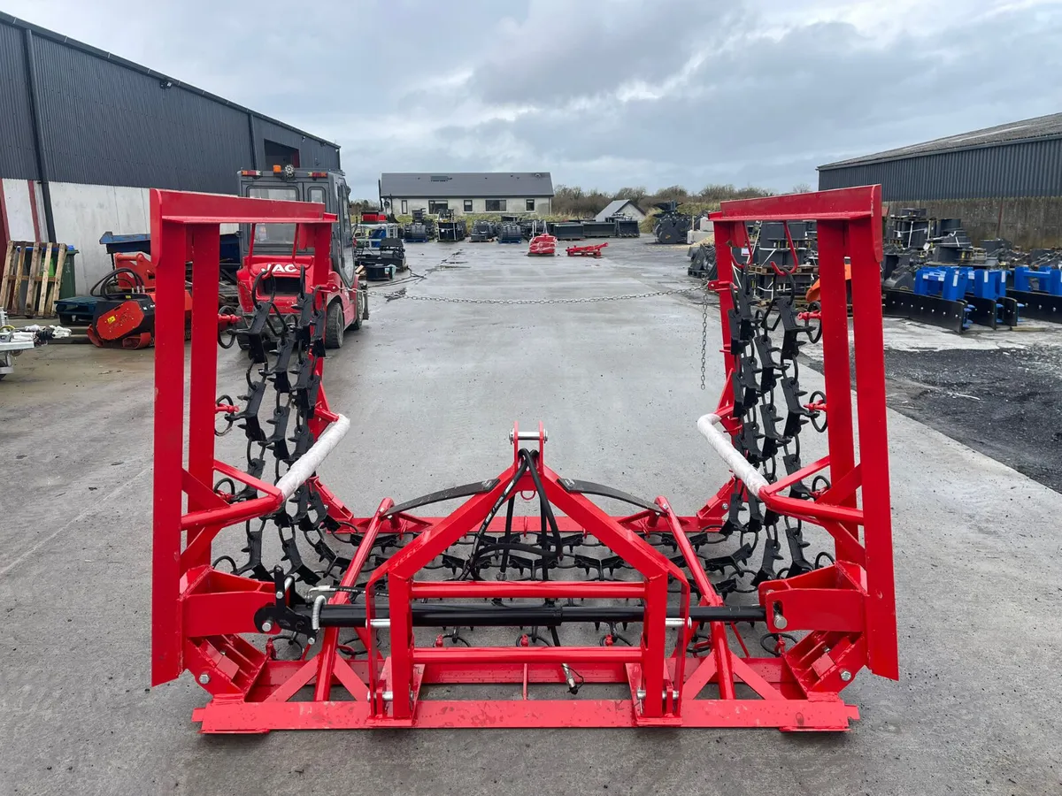 5m, 6m chain hydraulic chain harrows - Image 1