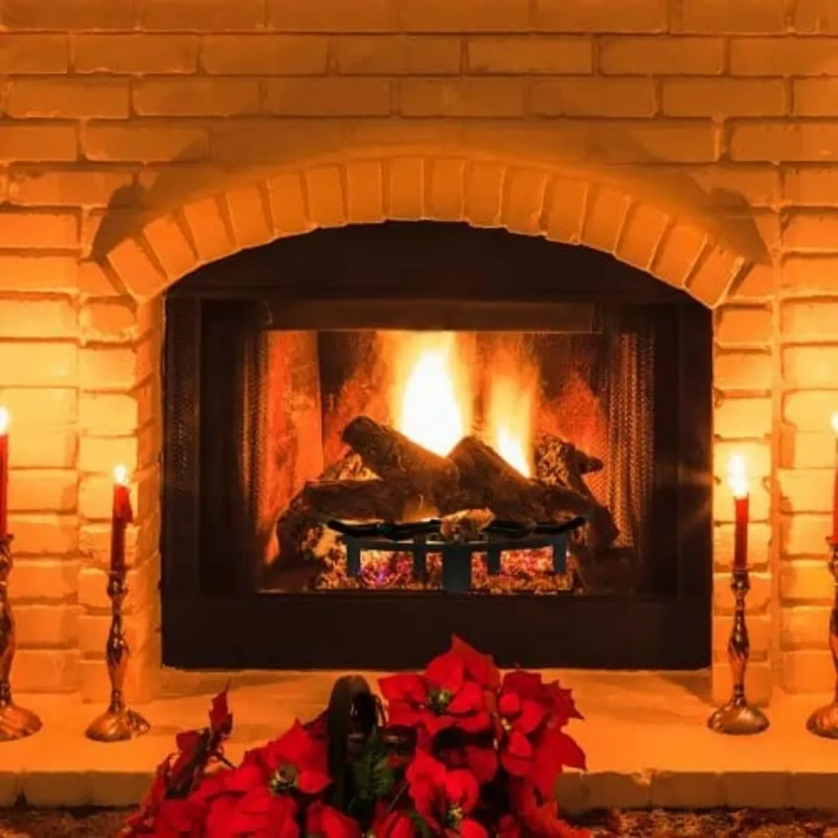 Log Grate, 27 inch Heavy Duty Wheel Fire Grate wit - Image 4