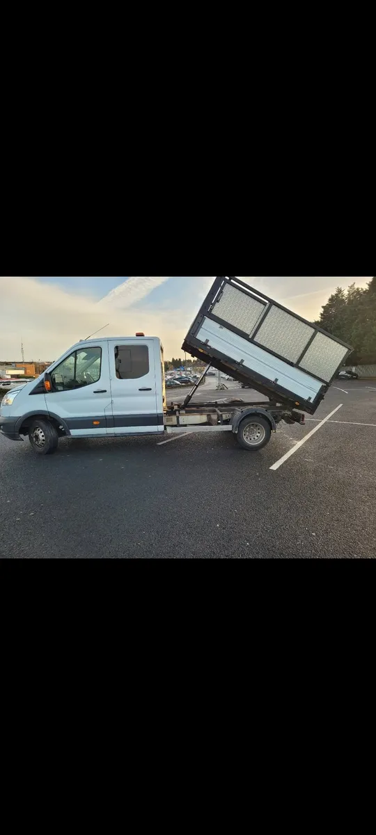 Ford transit crew cab. Tipper - Image 2