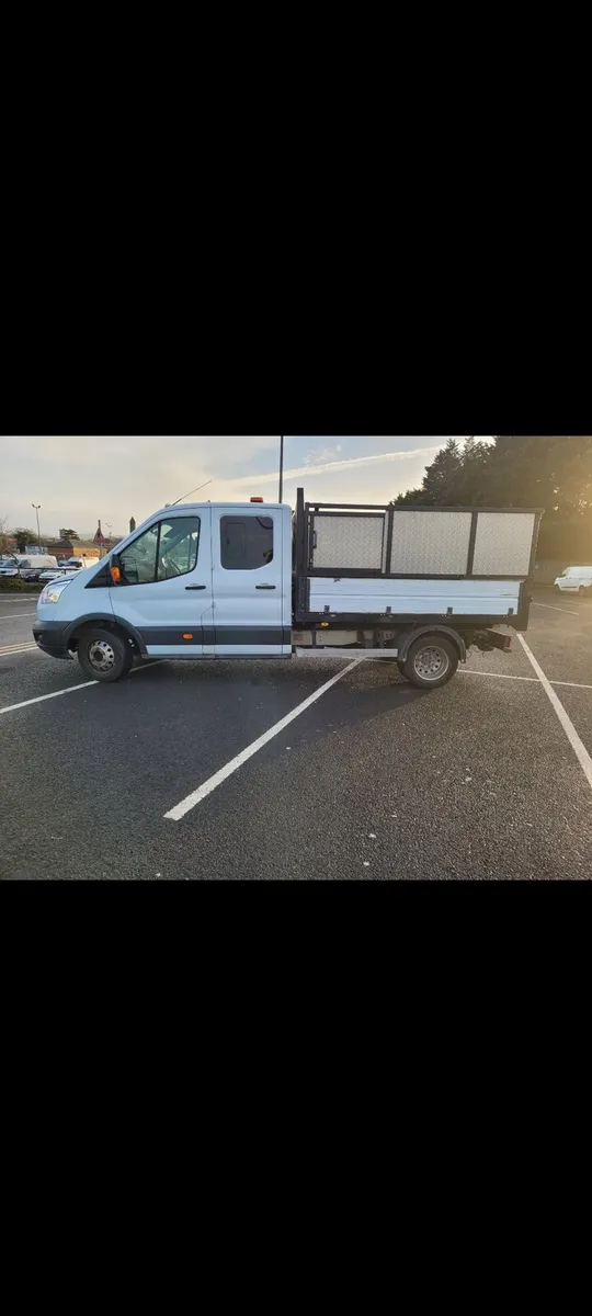 Ford transit crew cab. Tipper - Image 4