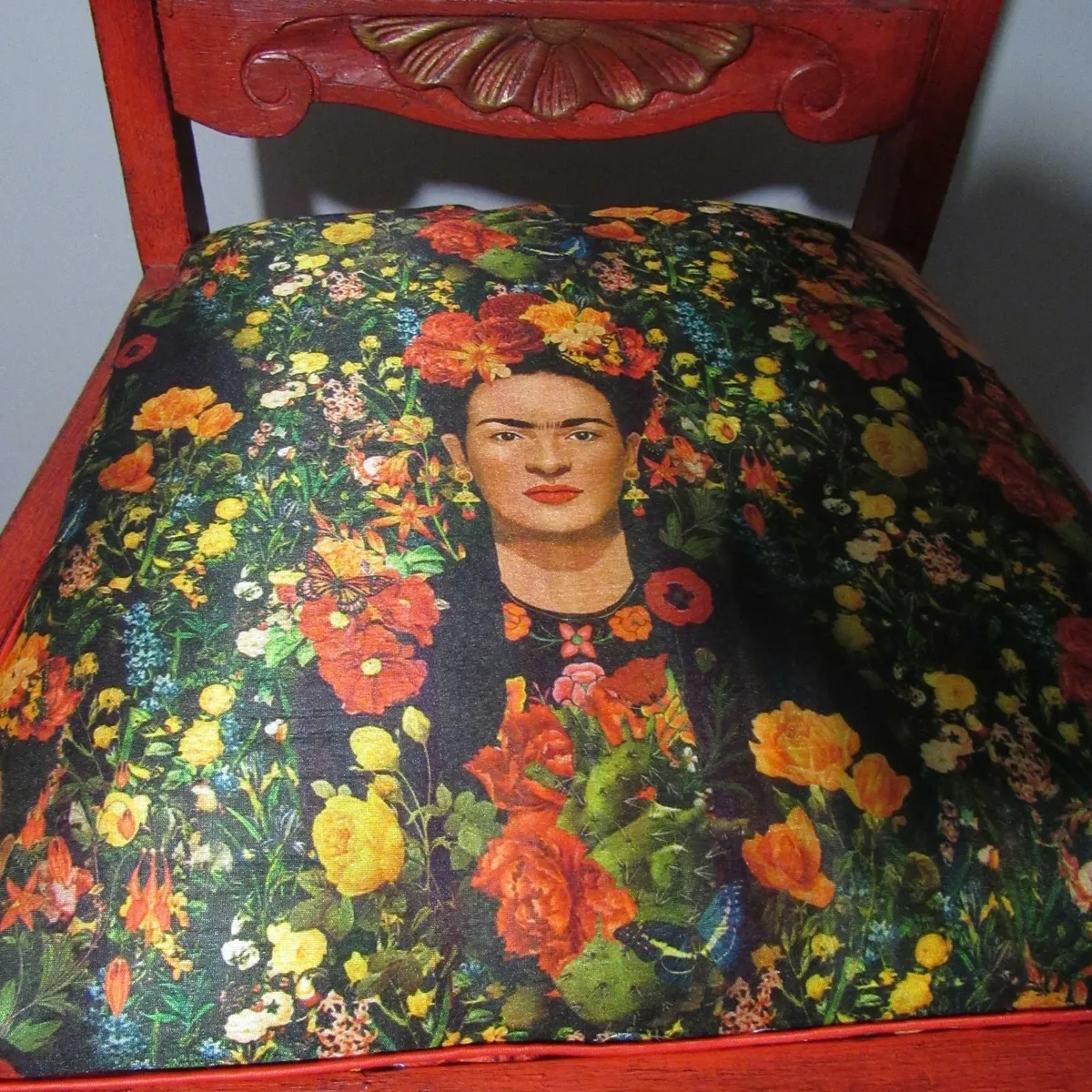 Antique Hand-Painted Wooden Chair - Image 3