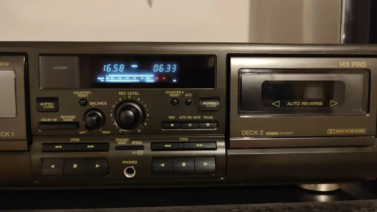 Technics RS-TR474,Double Cassette Player,Tape Deck - Image 2