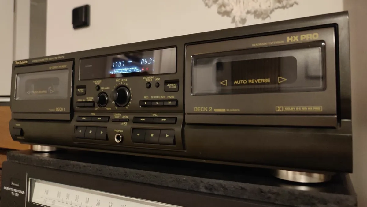 Technics RS-TR474,Double Cassette Player,Tape Deck - Image 1