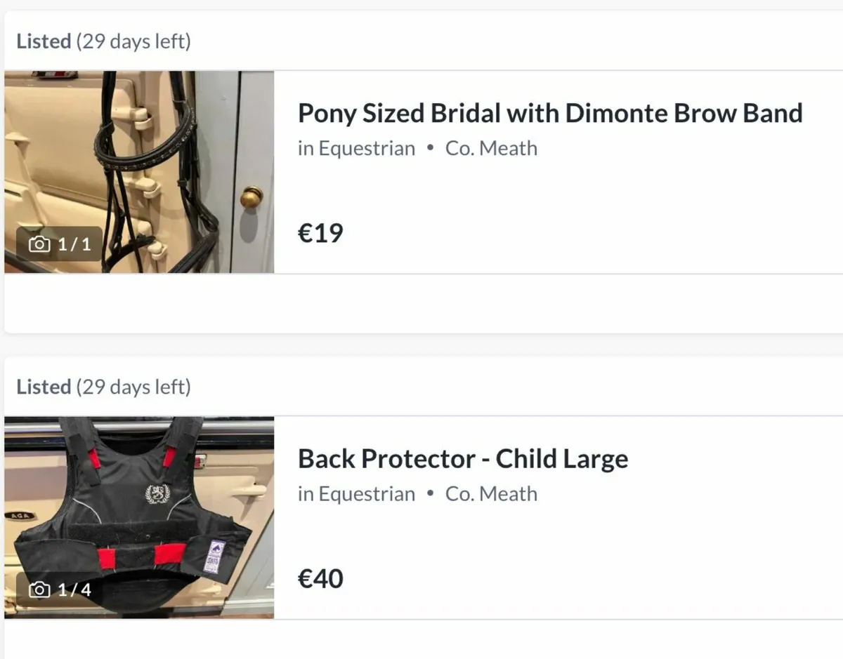 4 Saddles & Various bits - All inclusive - Image 2