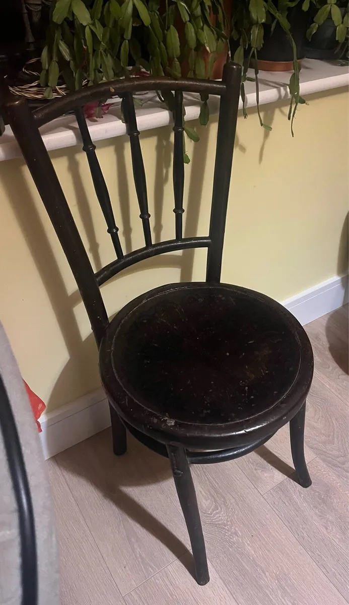 Antique Bentwood Cafe Chair - Image 2