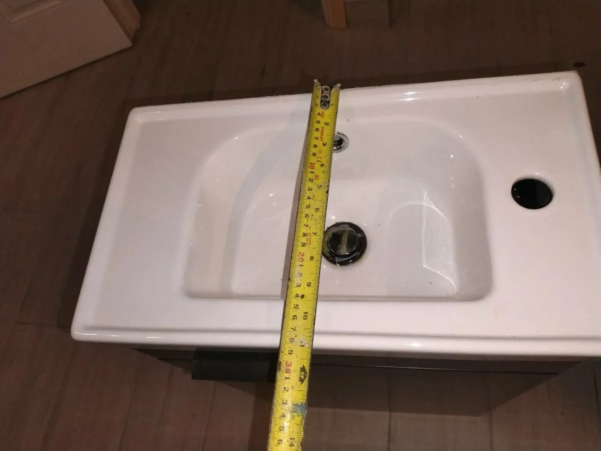 Sonas standing sink unit 500mm wide x 280mm - Image 3