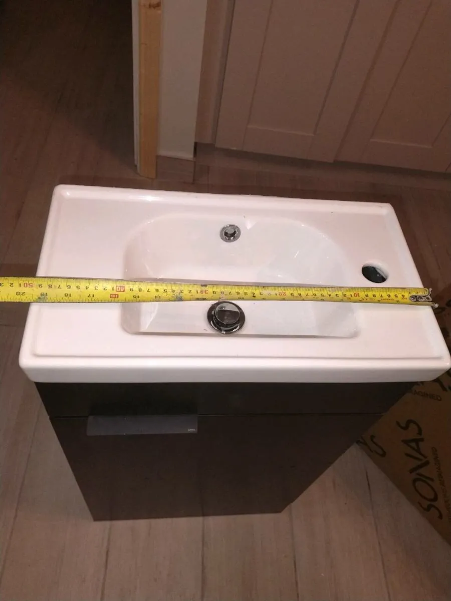 Sonas standing sink unit 500mm wide x 280mm - Image 4