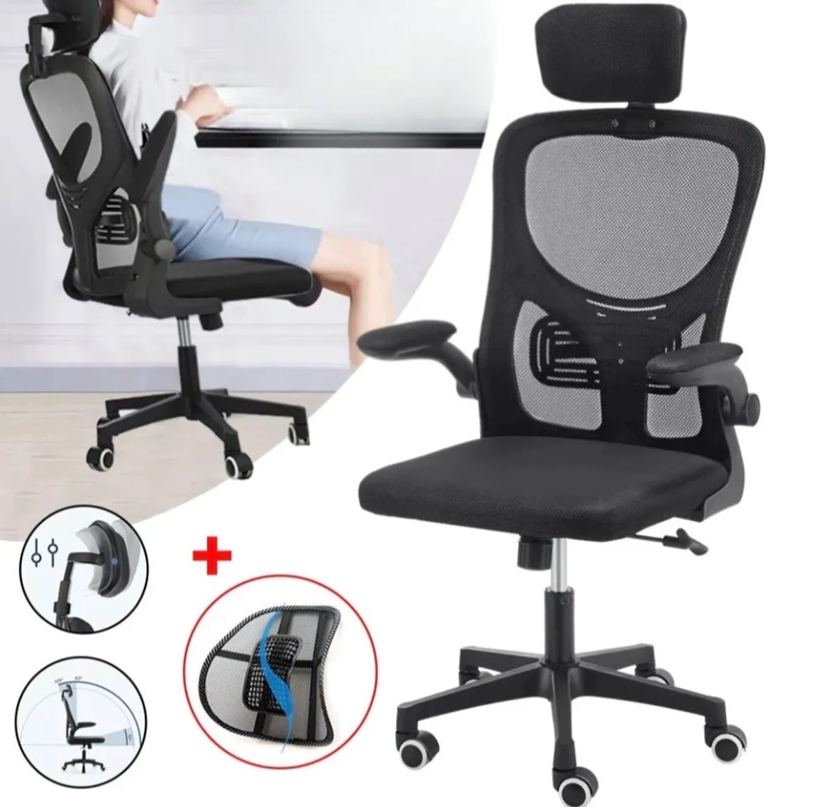 Adjustable Executive Office Chair Ergonomic NEW - Image 4