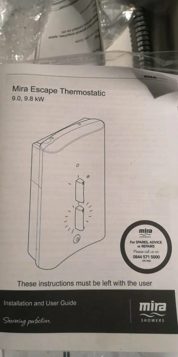 Mira escape electric shower - Image 2