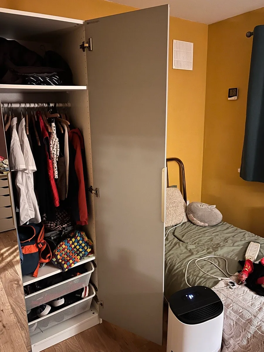 Pax unit mirror wardrobe door - Image 1