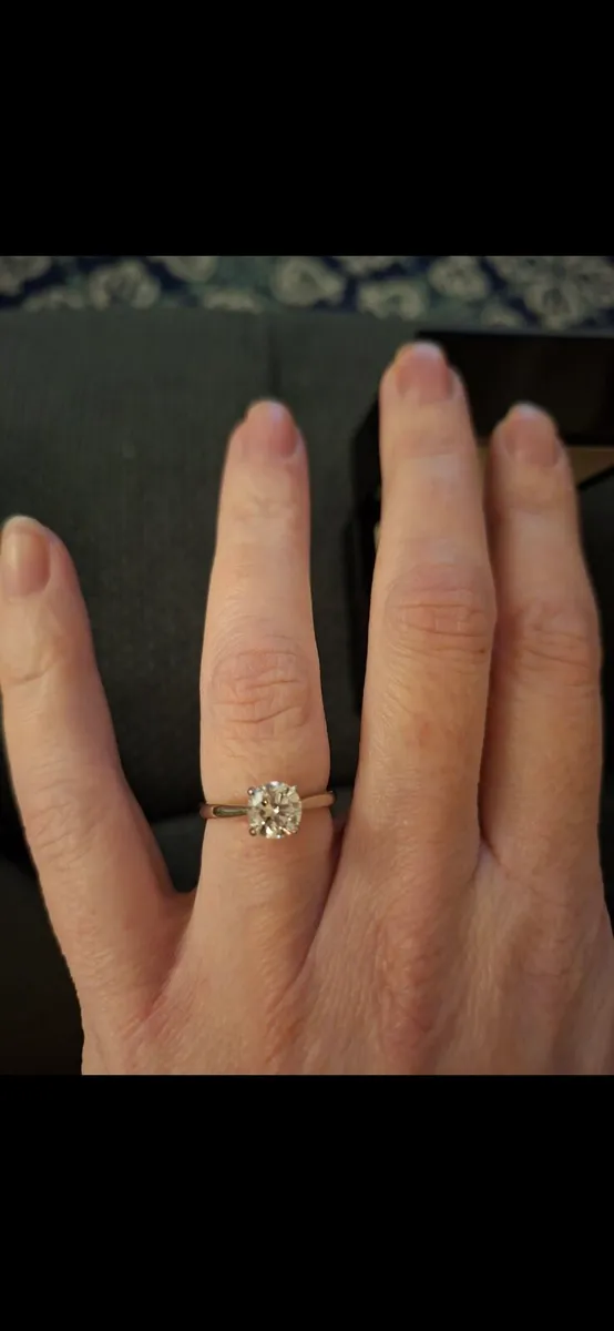 Engagement ring platinum - Image 2