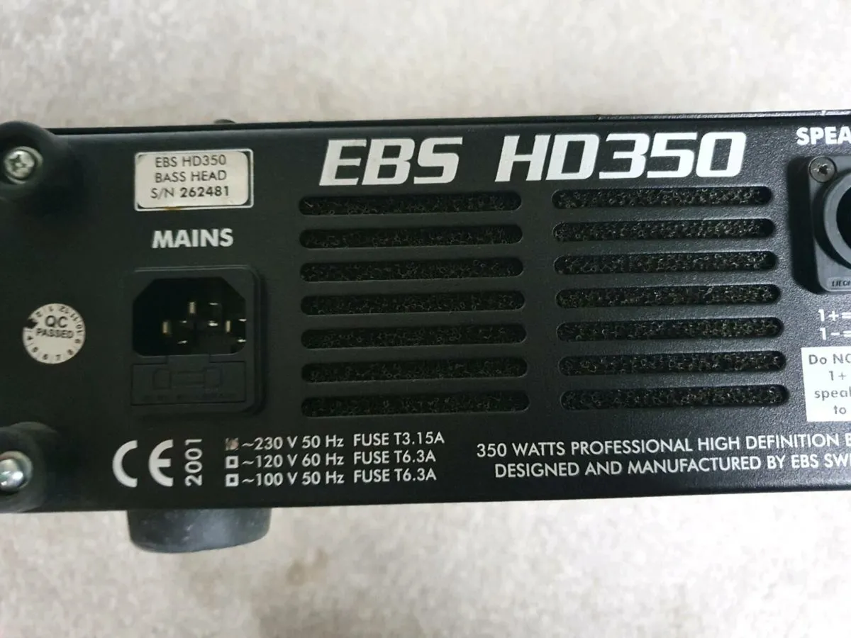 EBS HD350 Bass Amp - Image 4