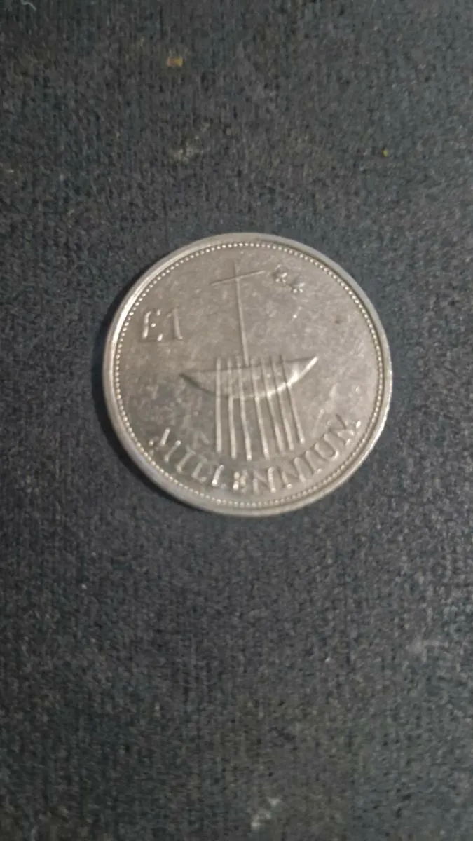 Ireland 1 pound millennium 2000 coin - Image 3