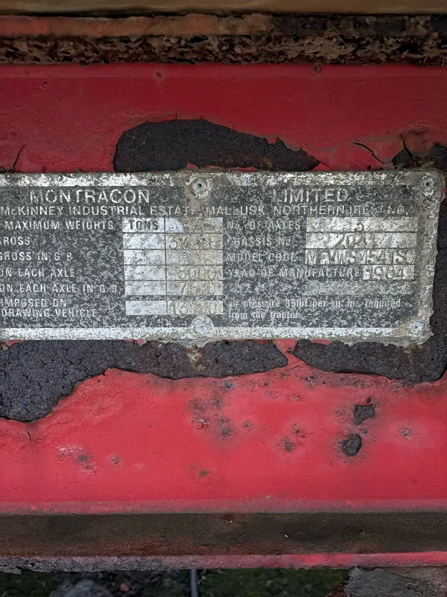 Fridge Trailer Montracon 1984 - Image 4