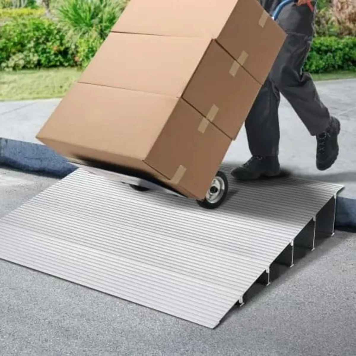 Door Threshold Ramp, 5" Rise, 800 lbs Load Capacit - Image 4