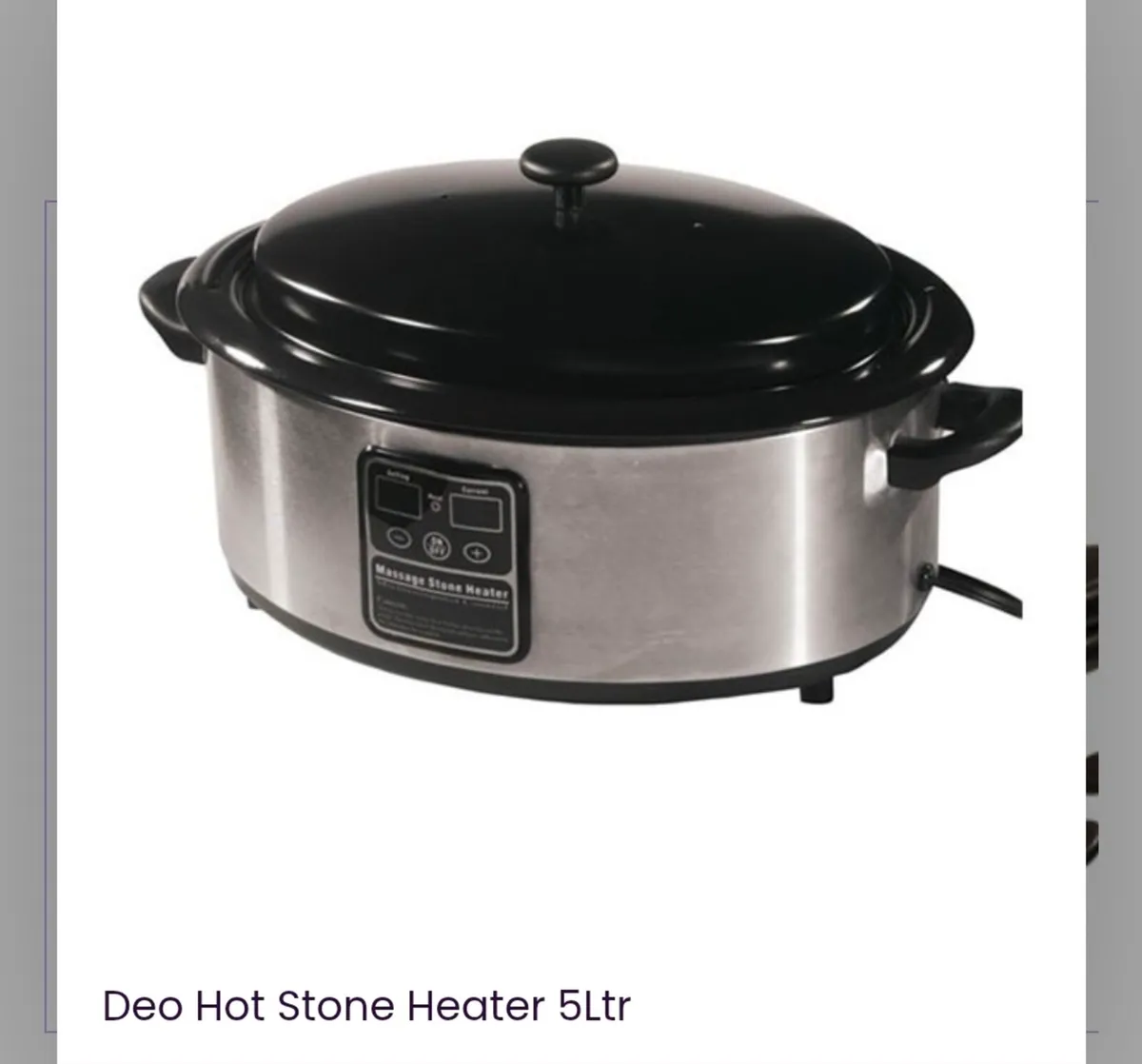 Hot Stone Massage heater