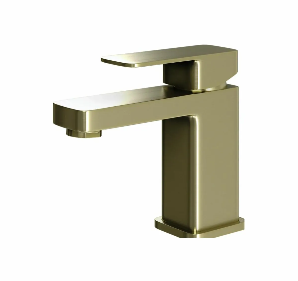 Mono Basin Mixer Tap | Brushed Brass (Gold) - Image 2