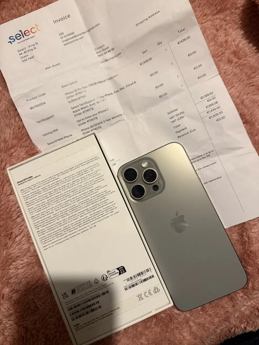 iPhone 15 Pro Max 256GB Natural Titanium - Image 1