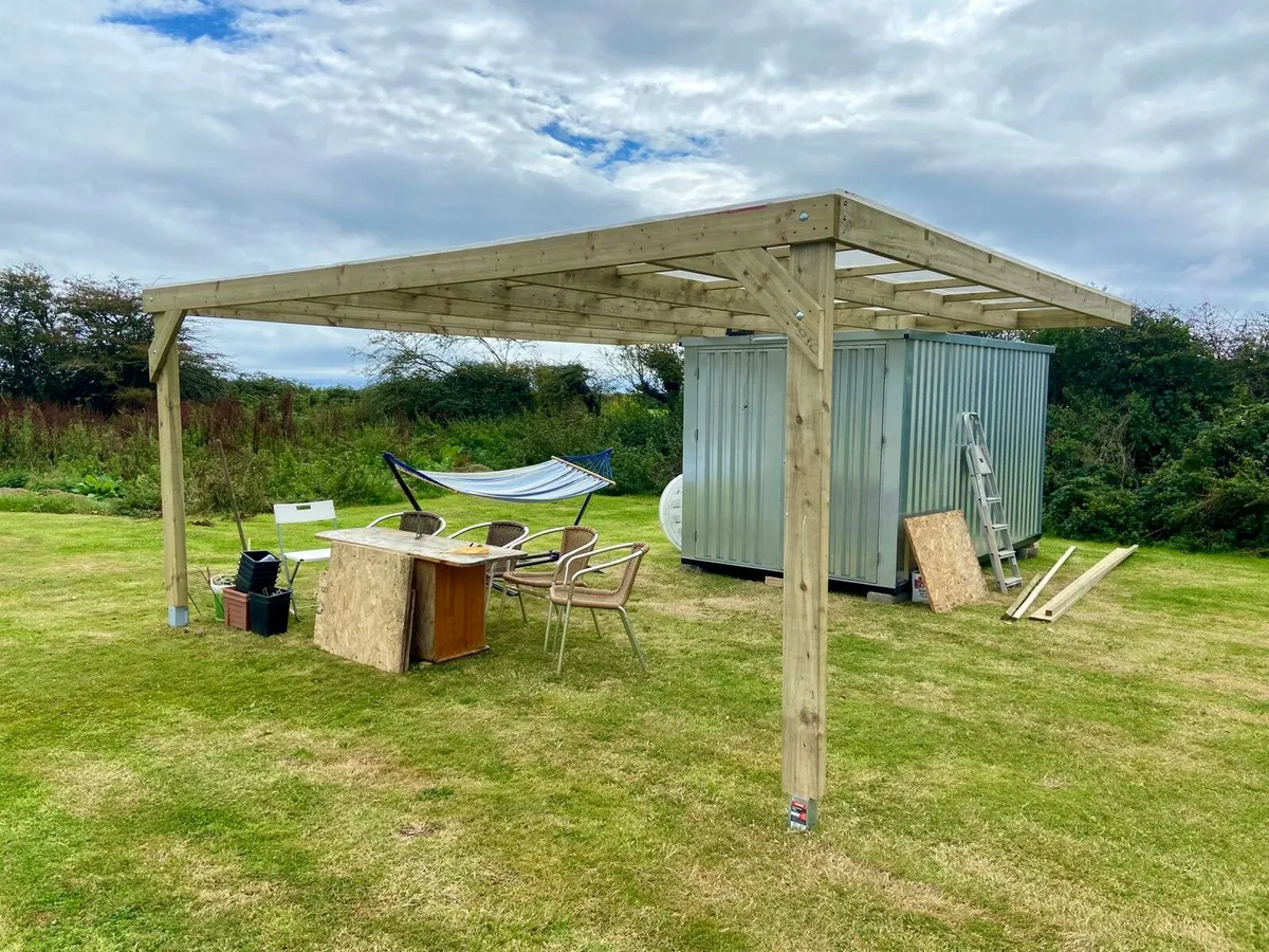 Steel shed, garden shed, storage,  kiosk - Image 1
