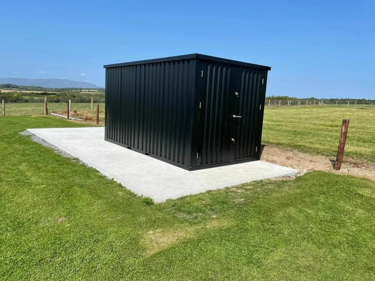 Steel shed, garden shed, storage,  kiosk - Image 4