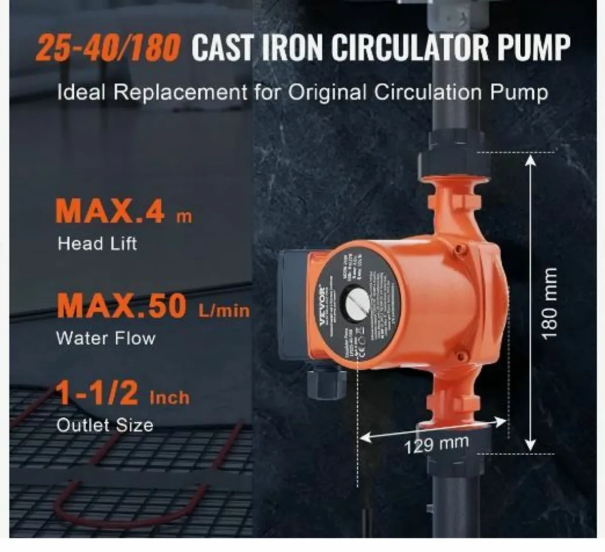Hot Water Recirculating Pump - Image 2