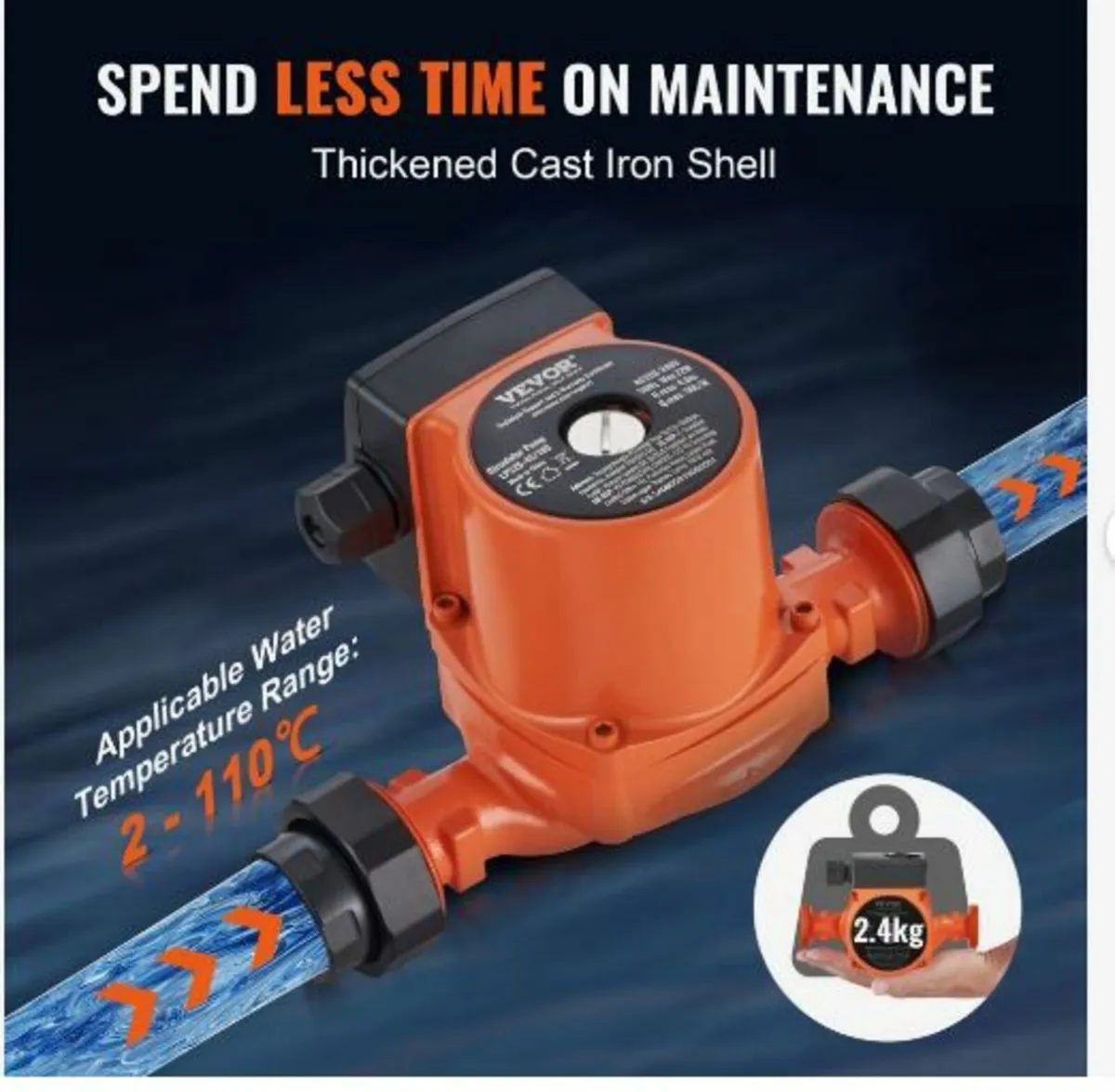 Hot Water Recirculating Pump - Image 3