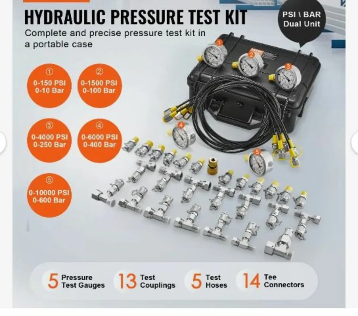 Hydraulic Pressure Test Kit - Image 2