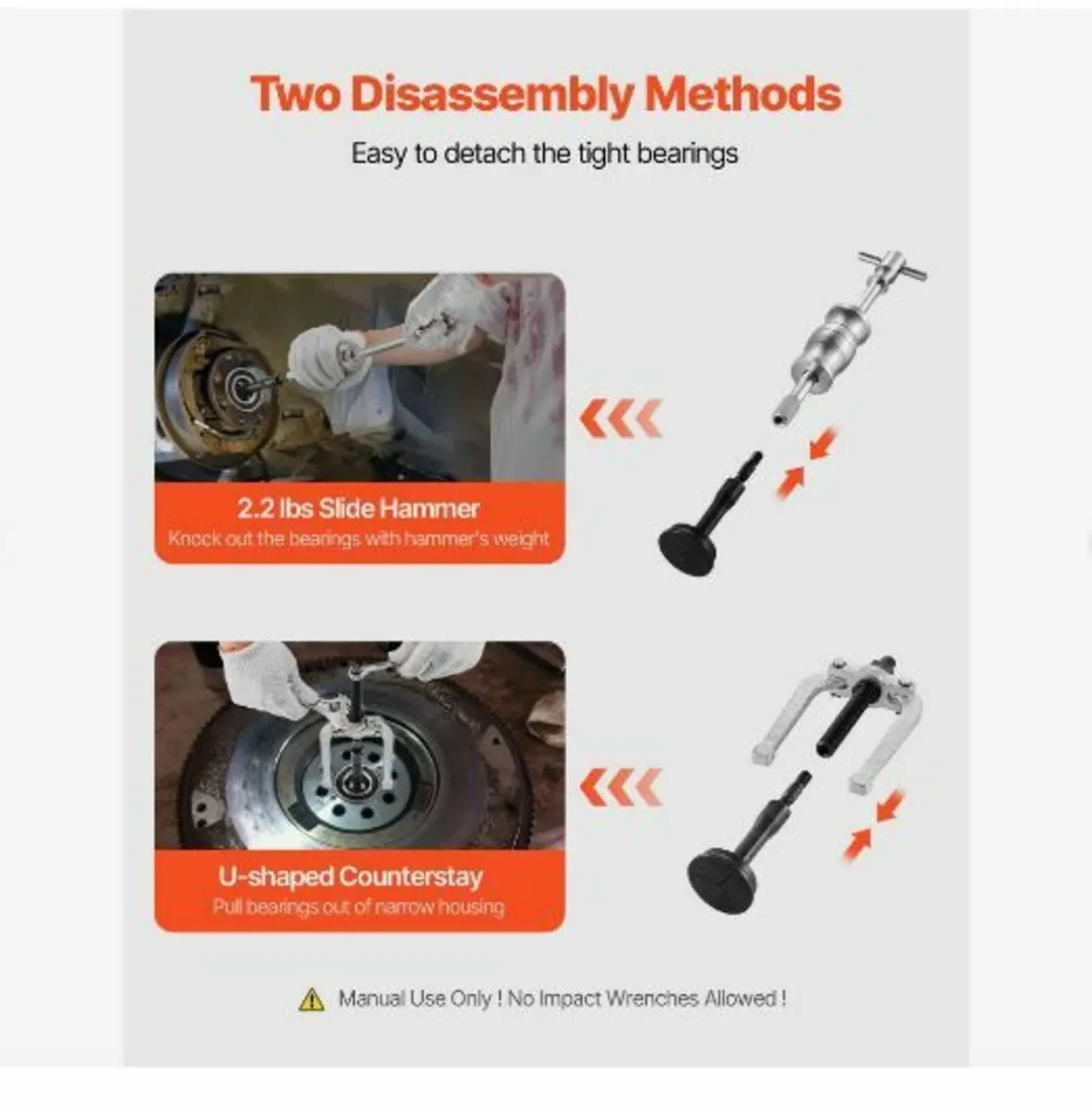 Blind Hole Bearing Puller Set - Image 2