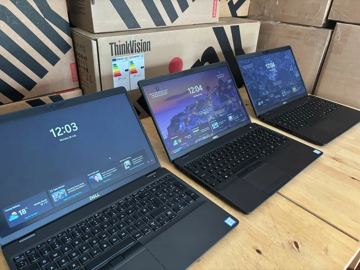 Dell Latitude 5500 Laptops-i5-16Gb-Windows 11 Pro - Image 1