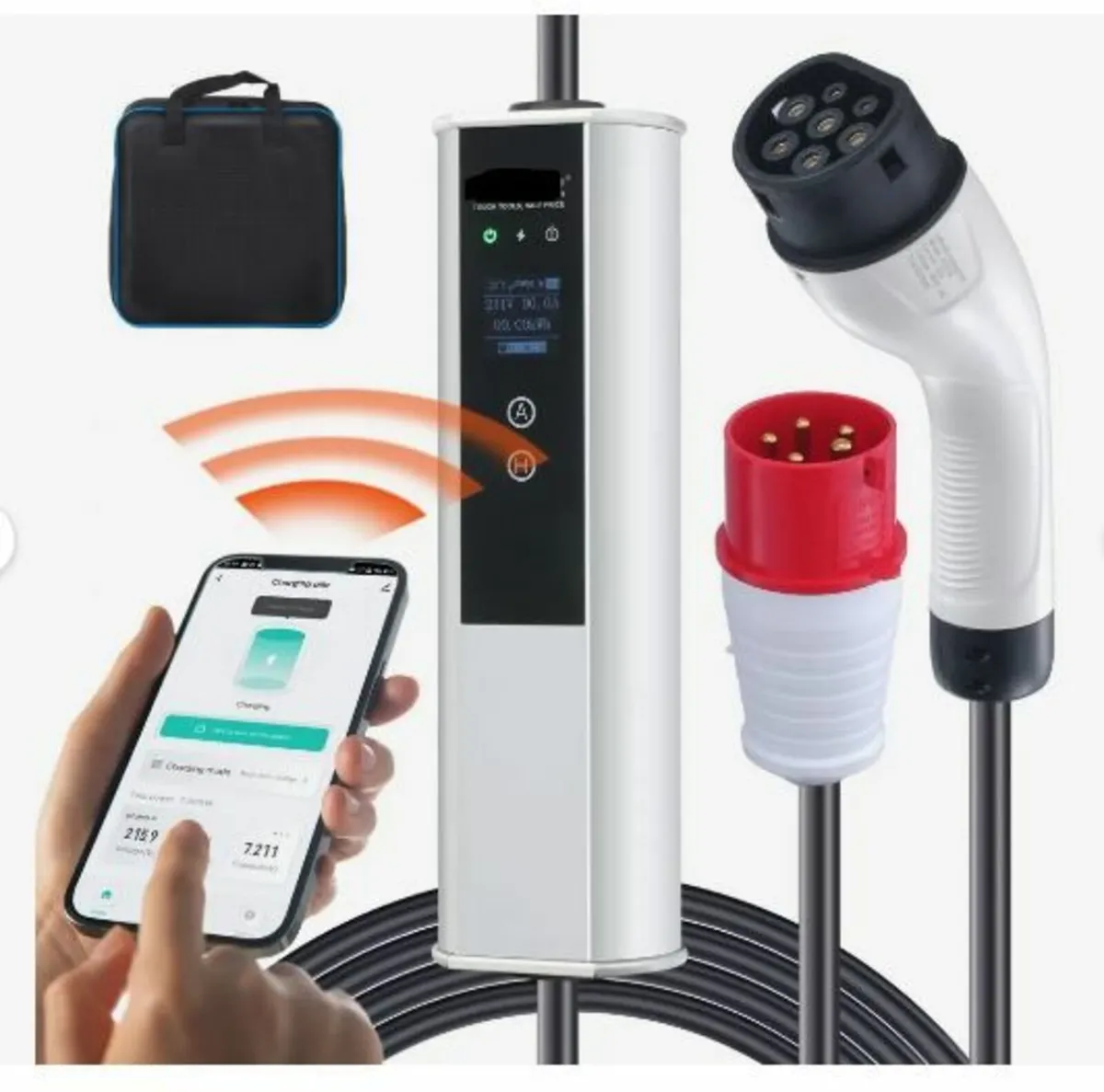 Portable EV Charger Type 2, 16A 3.68 kW/11 kW - Image 1