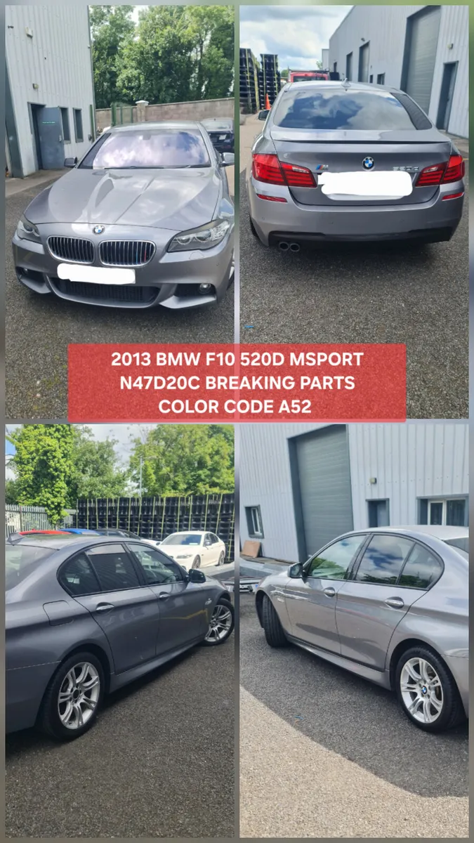 2013 BMW F10 520D MSPORT BREAKING PARTS N47D20C - Image 2
