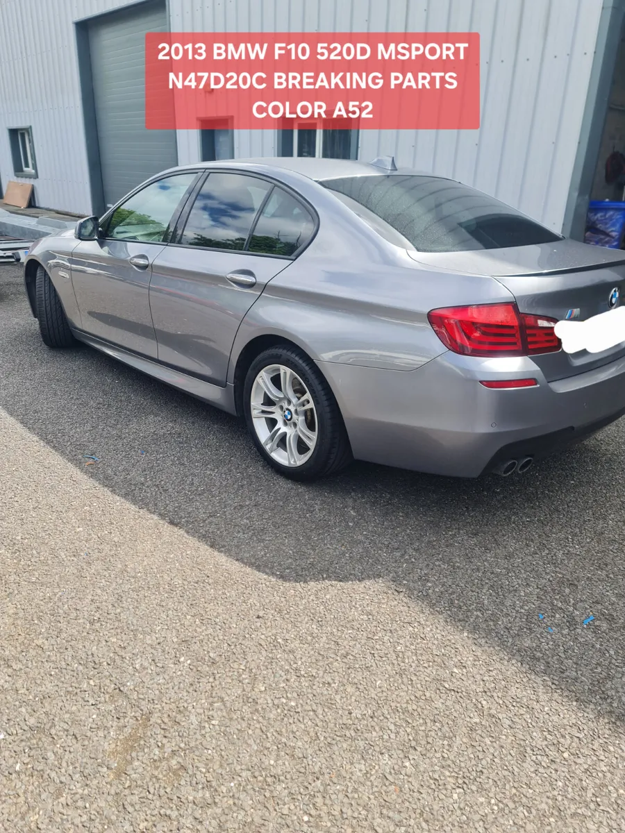 2013 BMW F10 520D MSPORT BREAKING PARTS N47D20C - Image 4
