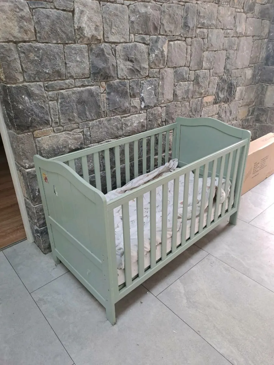 Cot bed and nursing chair. - Image 1