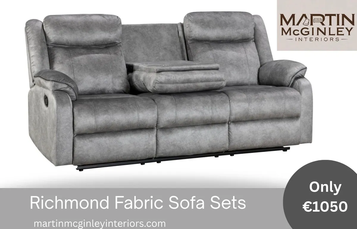 New Richmond Suede Fabric Sofa Sets - Image 4