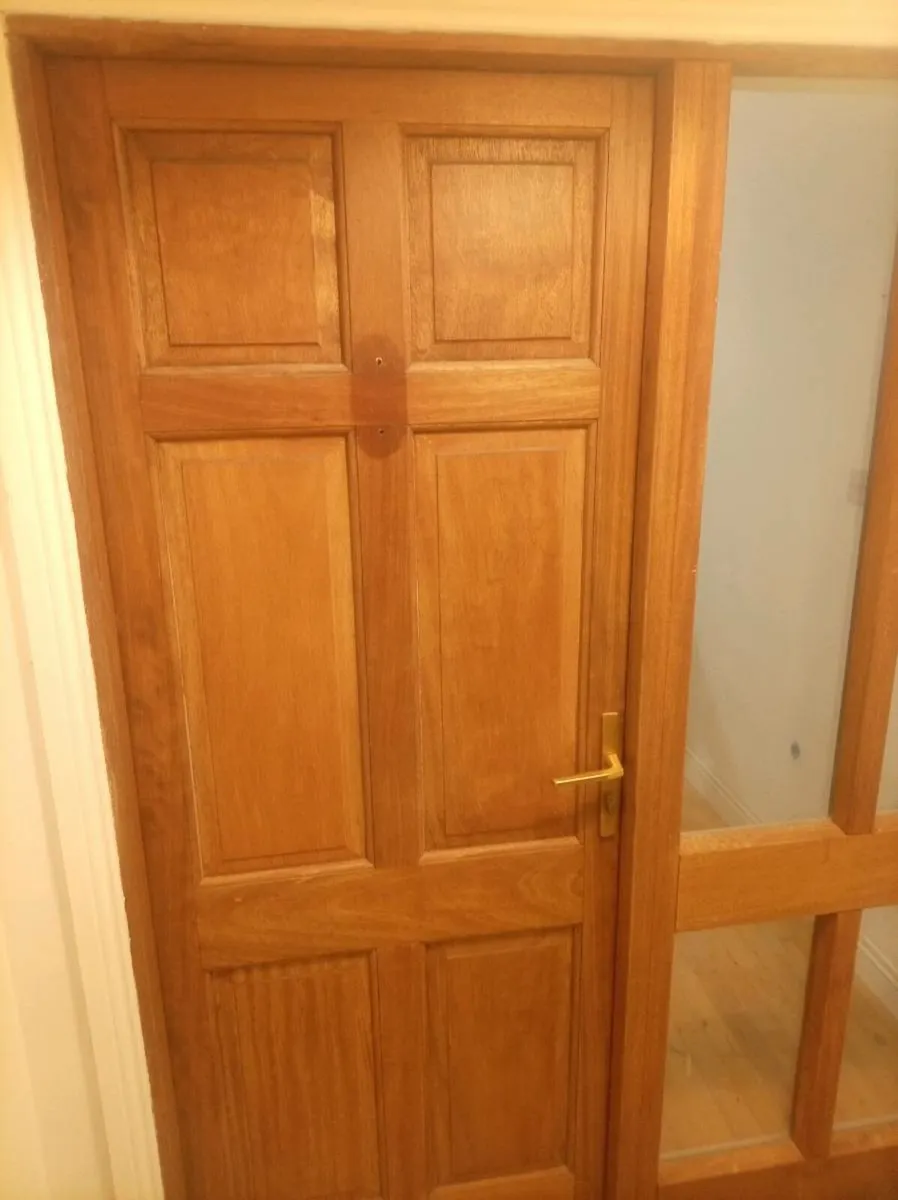 Solid Teak front door - Image 1