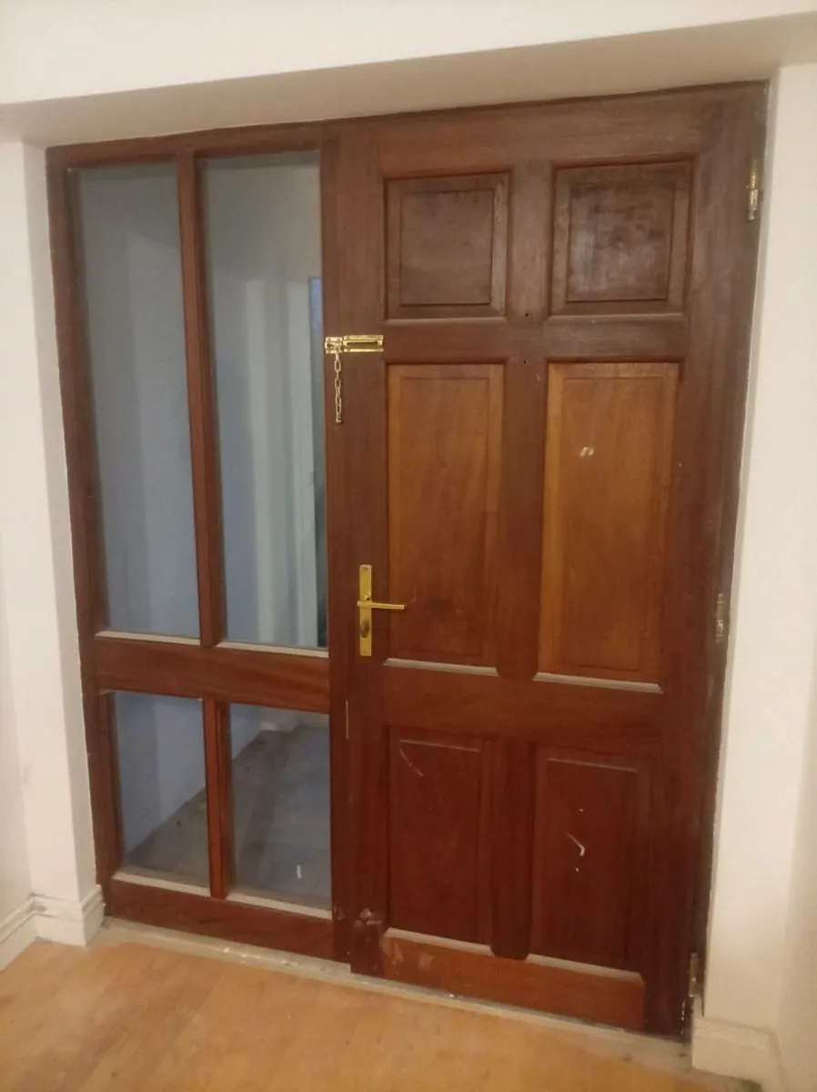 Solid Teak front door - Image 3