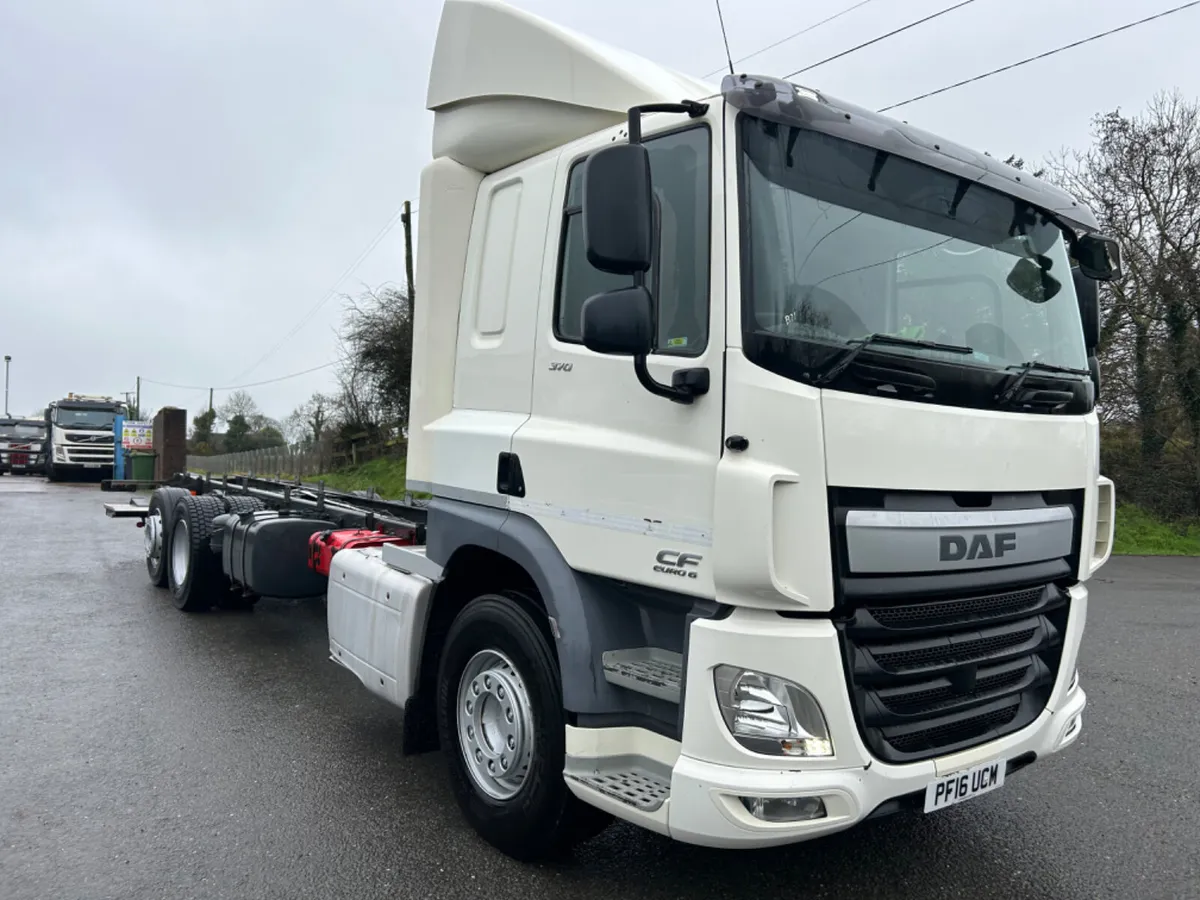 2016 Daf cf 370 6x2 26 ton chassis cab - Image 3