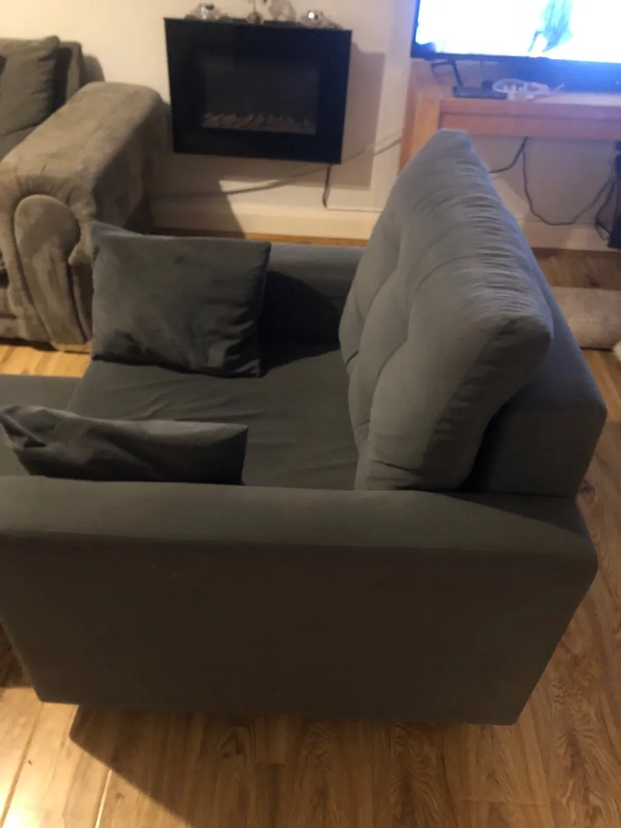 Lounge Chair & Matching Footstool ( As New ) - Image 4