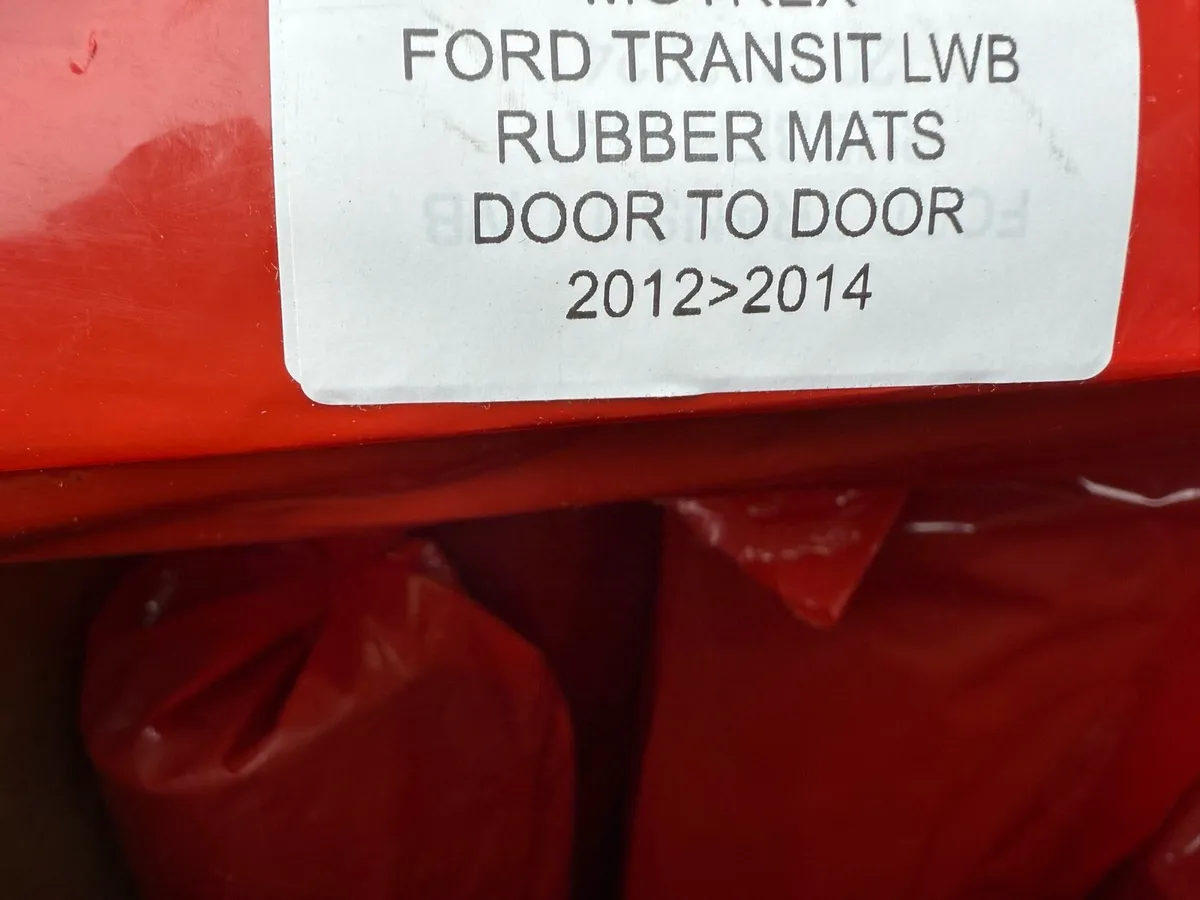 Van cockpit floor mats full width - Image 3