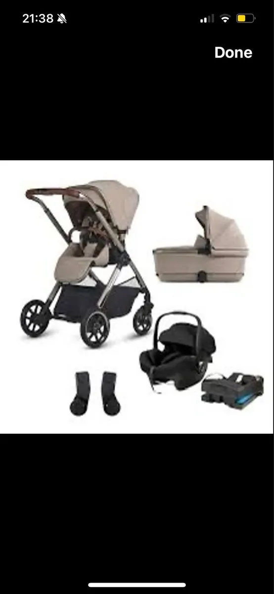Silver Cross Buggy, pram, car seat - Image 1