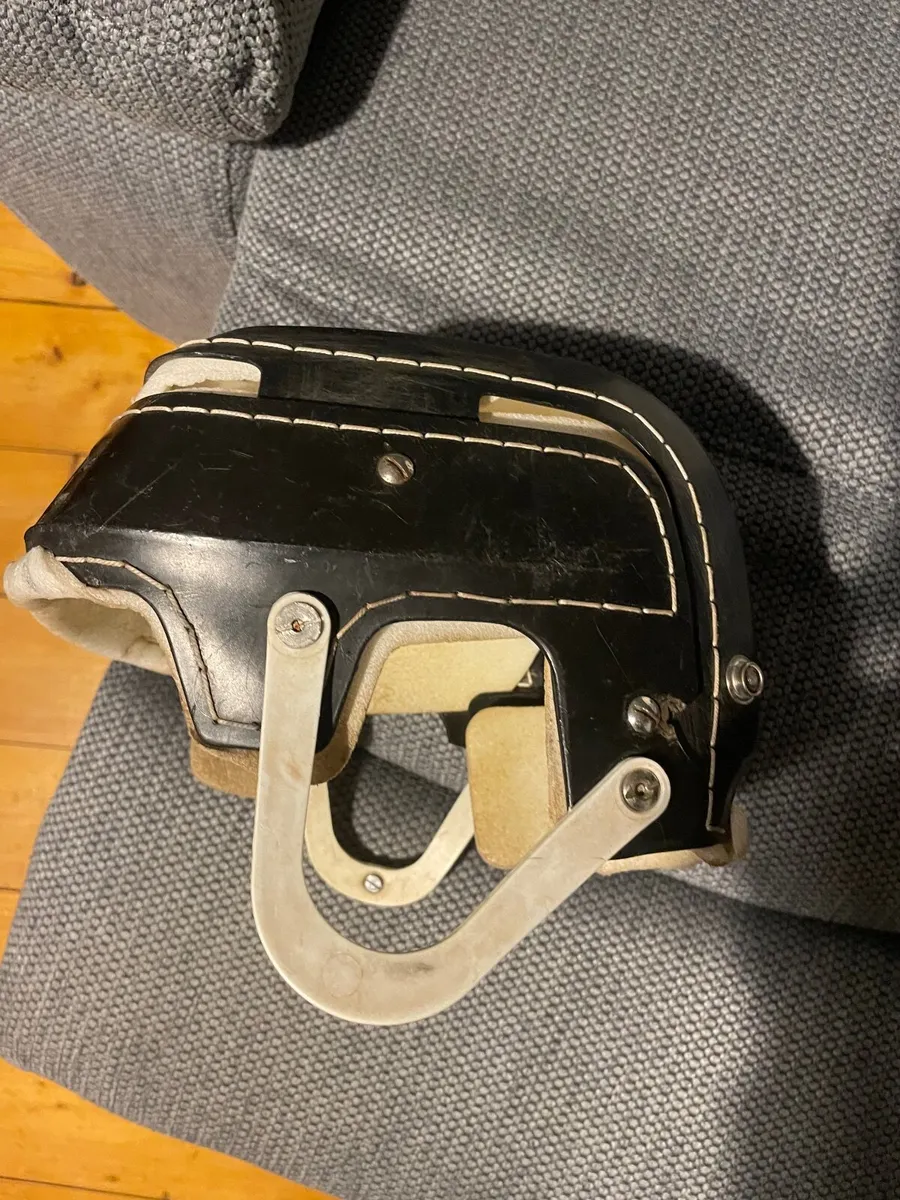 Black Cooper old style helmet - Image 1