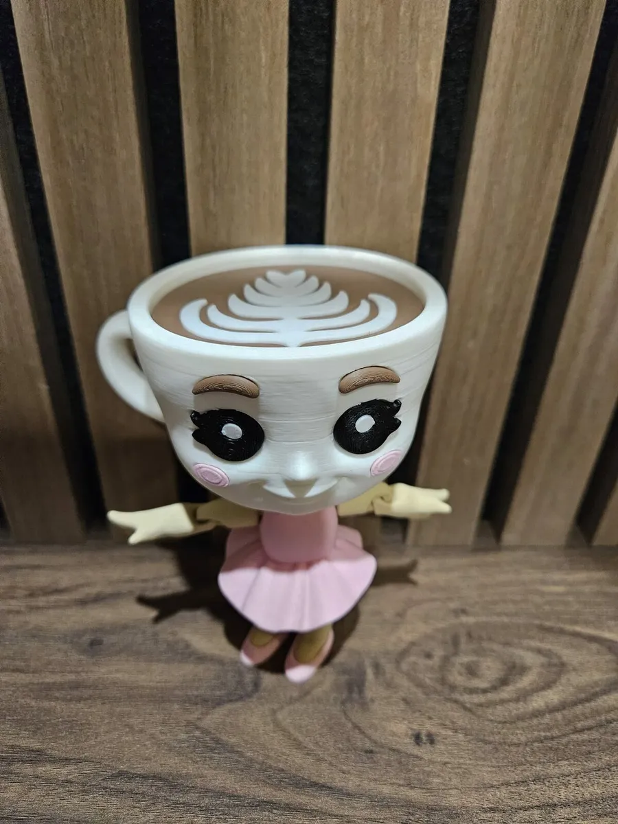 3D Printed Italian Brainrot  Tung Tung Ballerina - Image 4