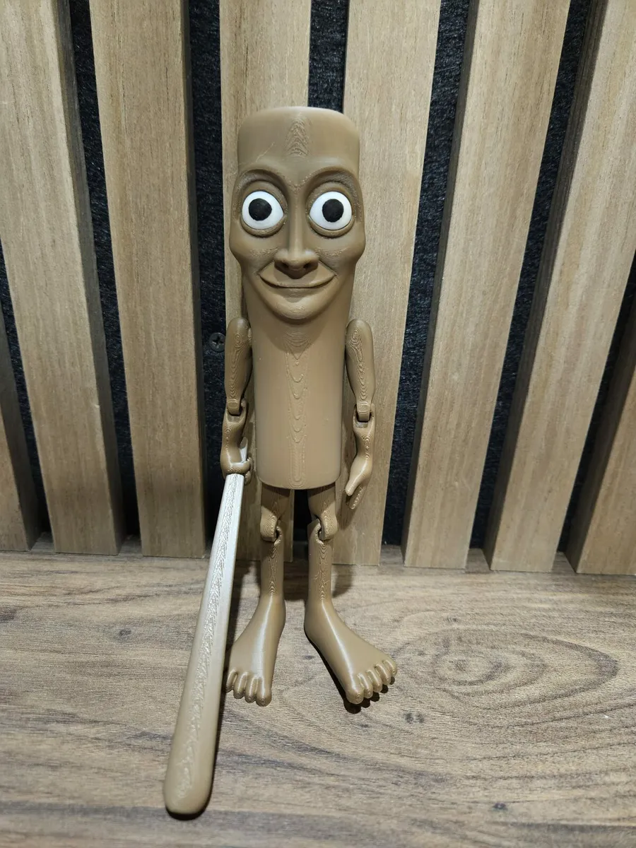 3D Printed Italian Brainrot  Tung Tung Ballerina - Image 2