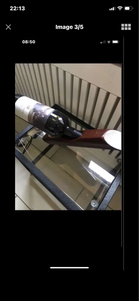 Wooden. Balanced Wine Holder - Image 3